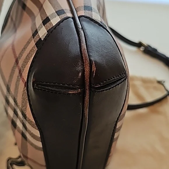 Burberry Black and Tan Crossbody Bag
